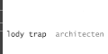 Lody Trap Architecten